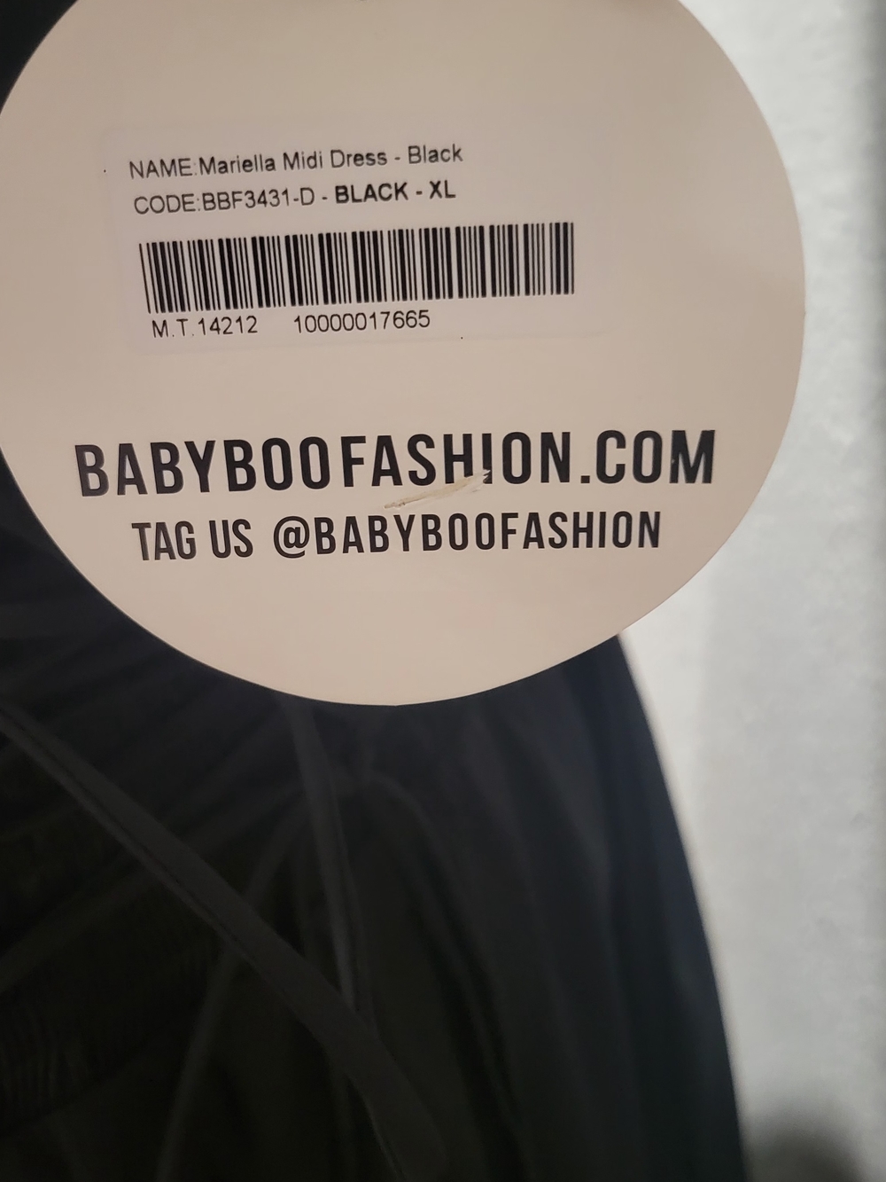 Baby Boo Fashion Size XL